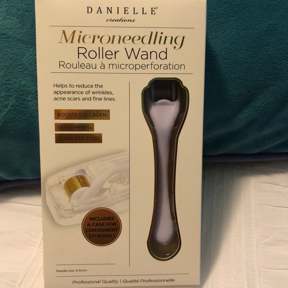 Micro needling roller wand